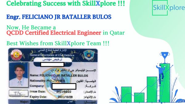 QCDD Electrical Exam Qatar